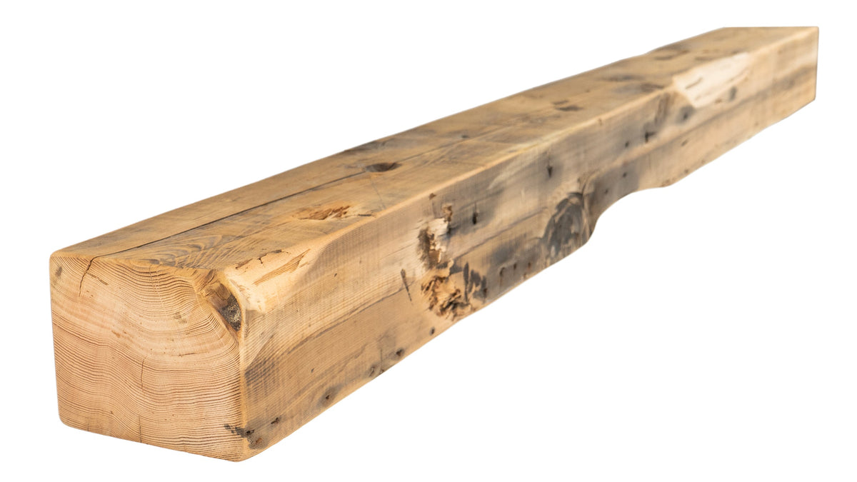 Reclaimed Wood Fireplace Mantel - Dakota Timber Co - Fireplace Mantels