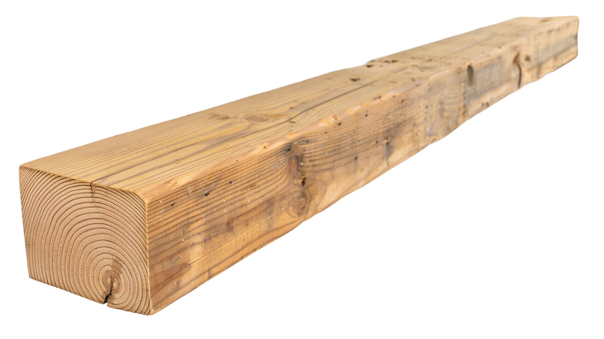 Reclaimed Wood Fireplace Mantel - Dakota Timber Co - Fireplace Mantels