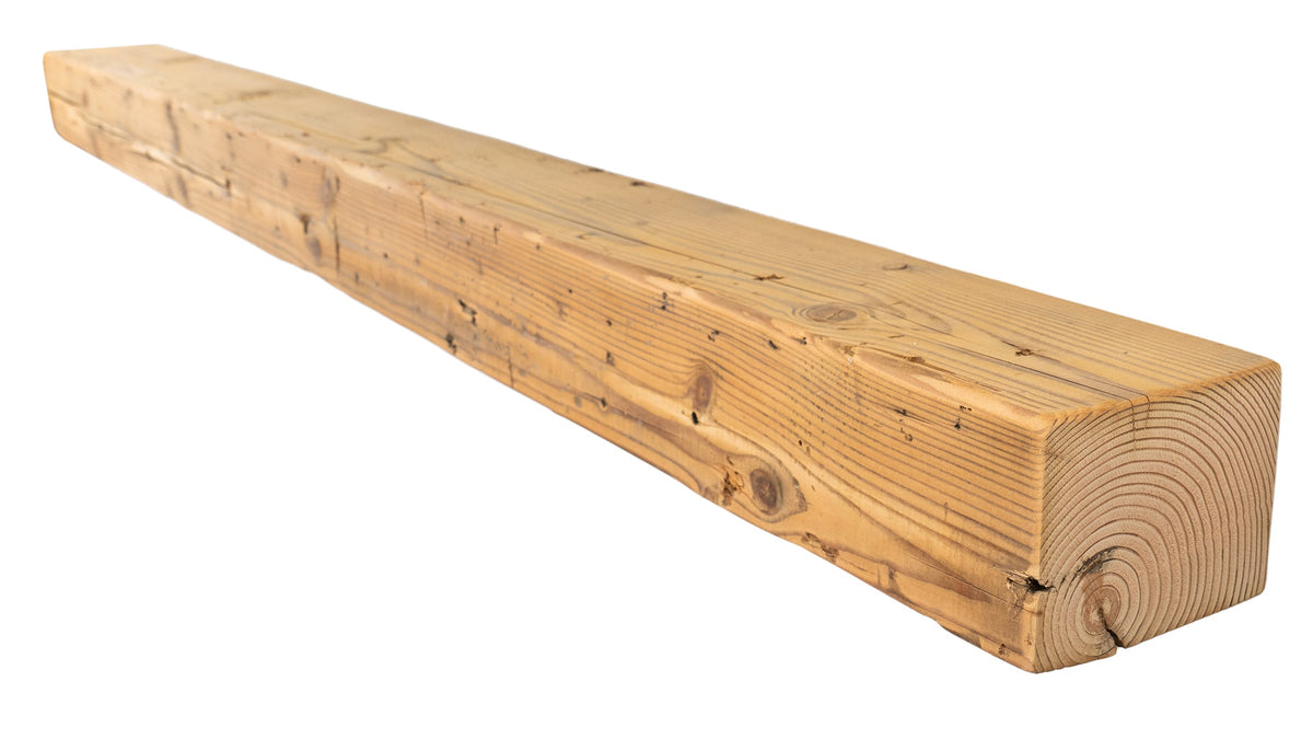 Reclaimed Wood Fireplace Mantel - Dakota Timber Co - Fireplace Mantels
