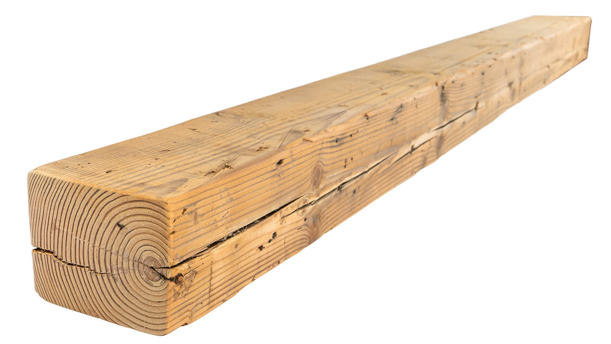 Reclaimed Wood Fireplace Mantel - Dakota Timber Co - Fireplace Mantels