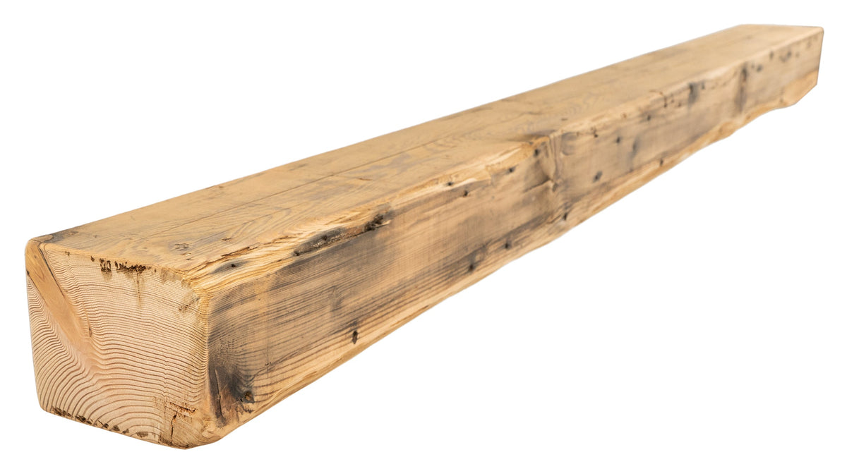 Reclaimed Wood Fireplace Mantel - Dakota Timber Co - Fireplace Mantels