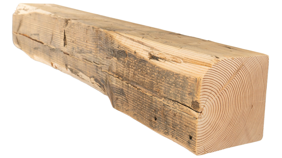 Reclaimed Wood Fireplace Mantel - Dakota Timber Co - Fireplace Mantels