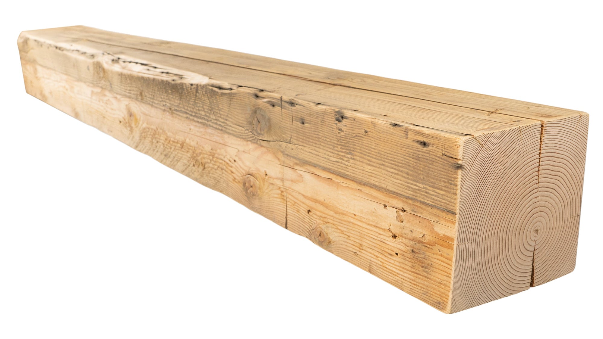 Reclaimed Wood Fireplace Mantel - Dakota Timber Co - Fireplace Mantels