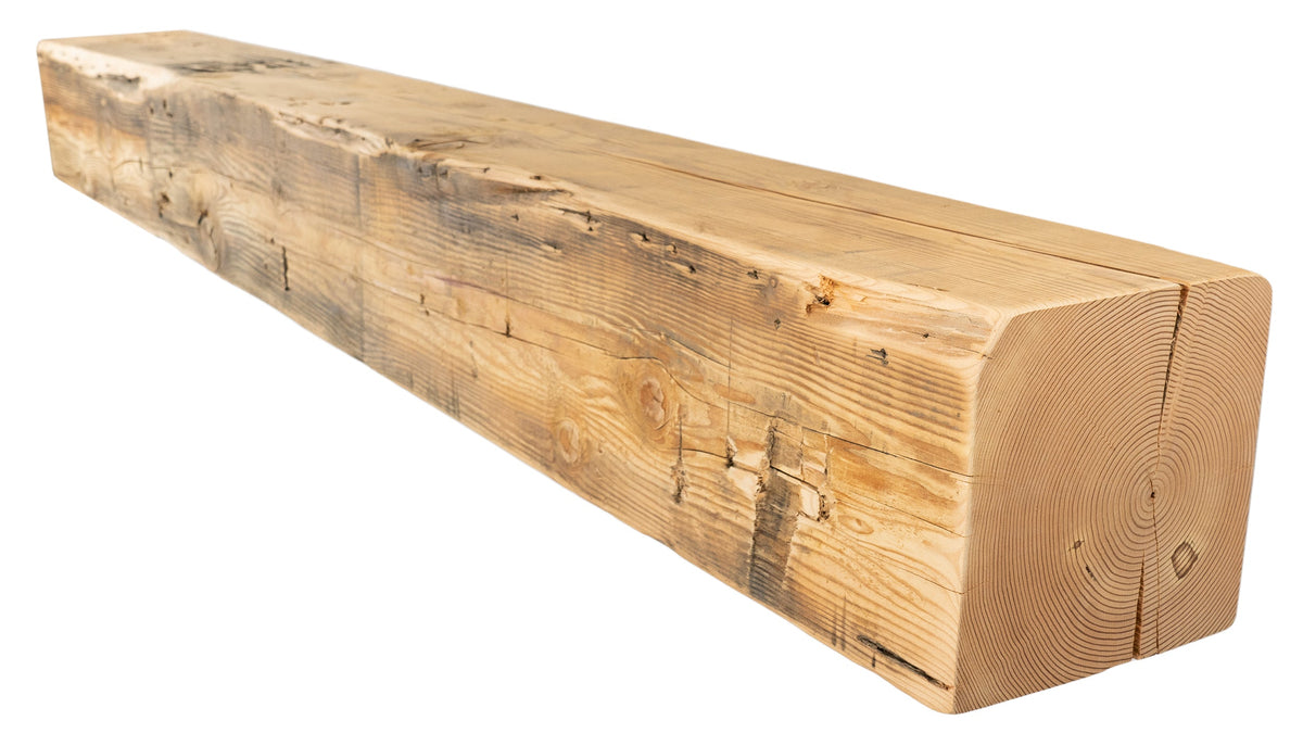 Reclaimed Wood Fireplace Mantel - Dakota Timber Co - Fireplace Mantels