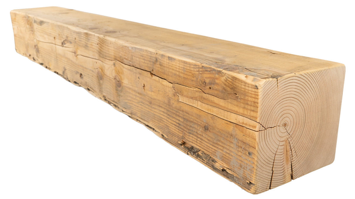 Reclaimed Wood Fireplace Mantel - Dakota Timber Co - Fireplace Mantels