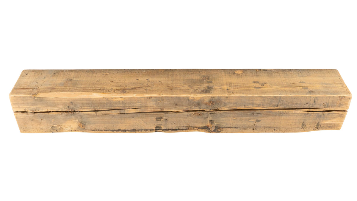 Reclaimed Wood Fireplace Mantel - Dakota Timber Co - Fireplace Mantels