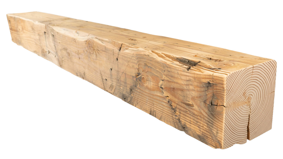 Reclaimed Wood Fireplace Mantel - Dakota Timber Co - Fireplace Mantels