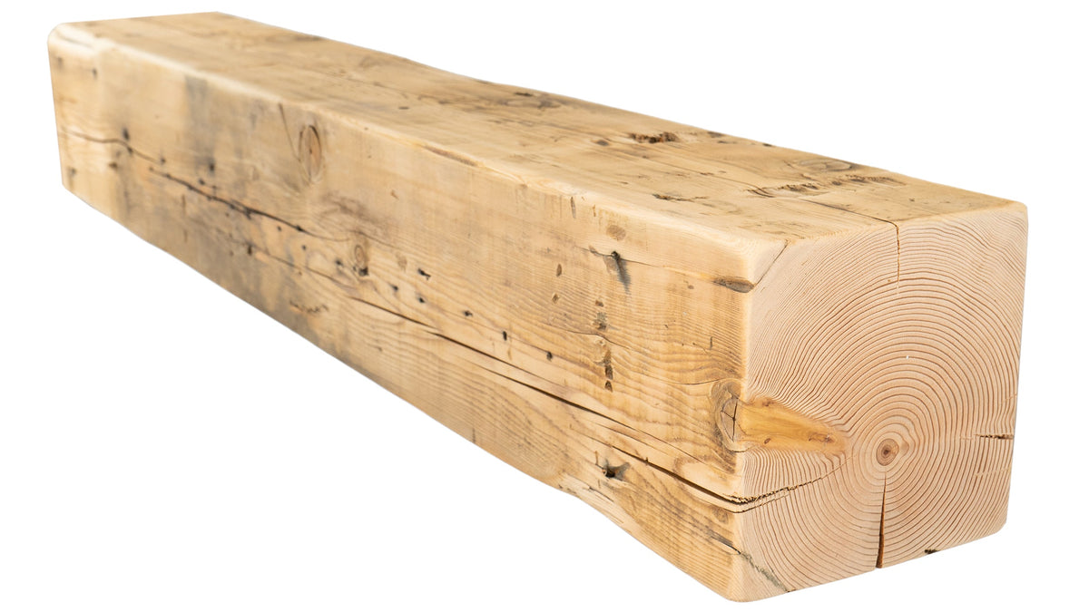 Reclaimed Wood Fireplace Mantel - Dakota Timber Co - Fireplace Mantels