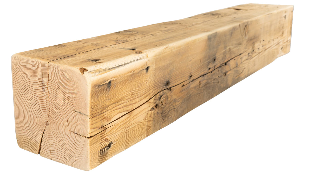 Reclaimed Wood Fireplace Mantel - Dakota Timber Co - Fireplace Mantels