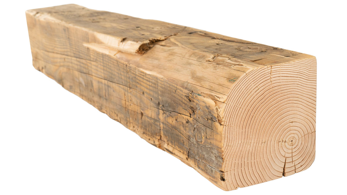 Reclaimed Wood Fireplace Mantel - Dakota Timber Co - Fireplace Mantels