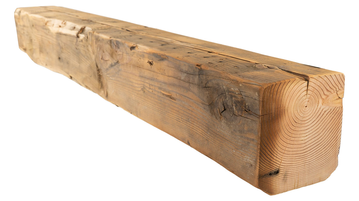 Reclaimed Wood Fireplace Mantel - Dakota Timber Co - Fireplace Mantels