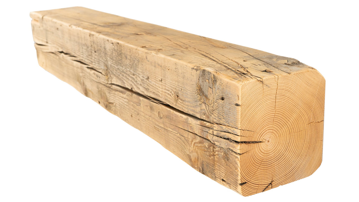 Reclaimed Wood Fireplace Mantel - Dakota Timber Co - Fireplace Mantels
