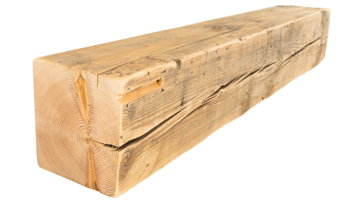Reclaimed Wood Fireplace Mantel - Dakota Timber Co - Fireplace Mantels