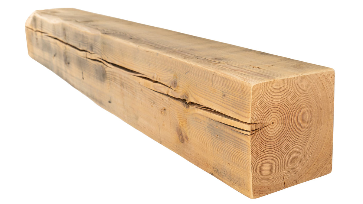 Reclaimed Wood Fireplace Mantel - Dakota Timber Co - Fireplace Mantels