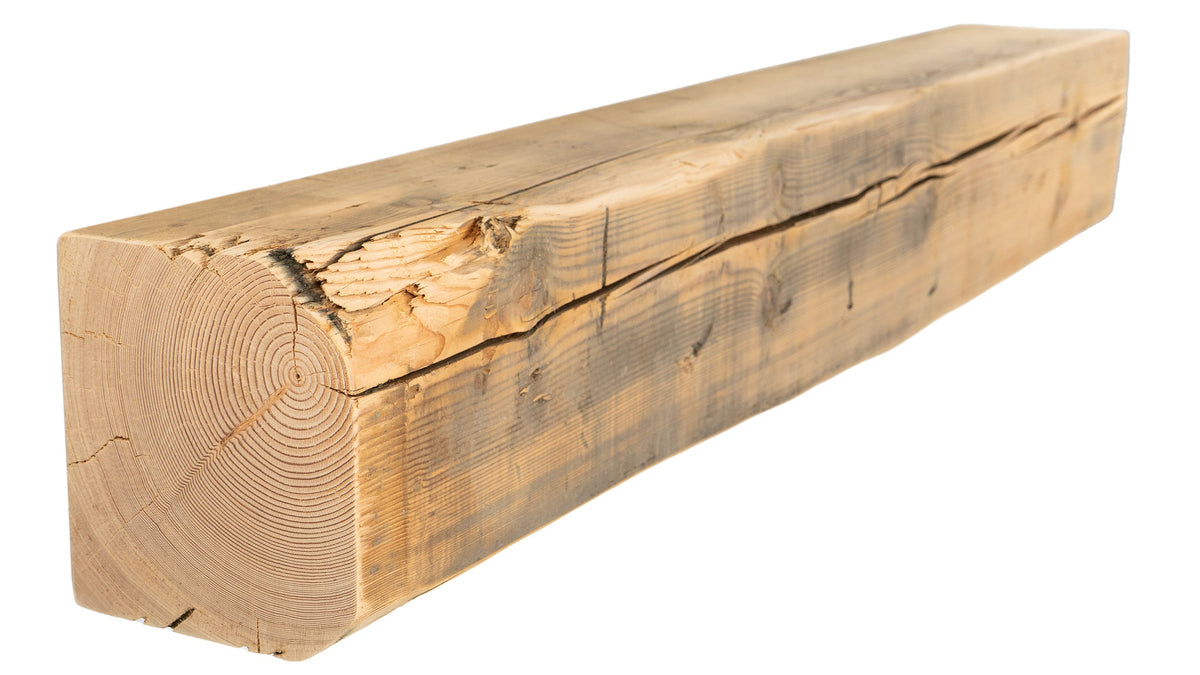 Reclaimed Wood Fireplace Mantel - Dakota Timber Co - Fireplace Mantels