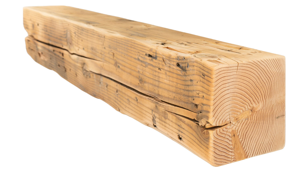 Reclaimed Wood Fireplace Mantel - Dakota Timber Co - Fireplace Mantels