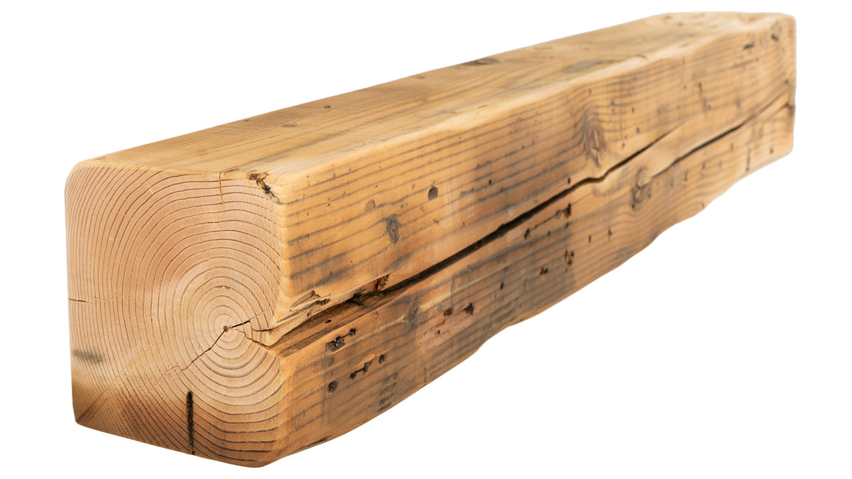 Reclaimed Wood Fireplace Mantel - Dakota Timber Co - Fireplace Mantels