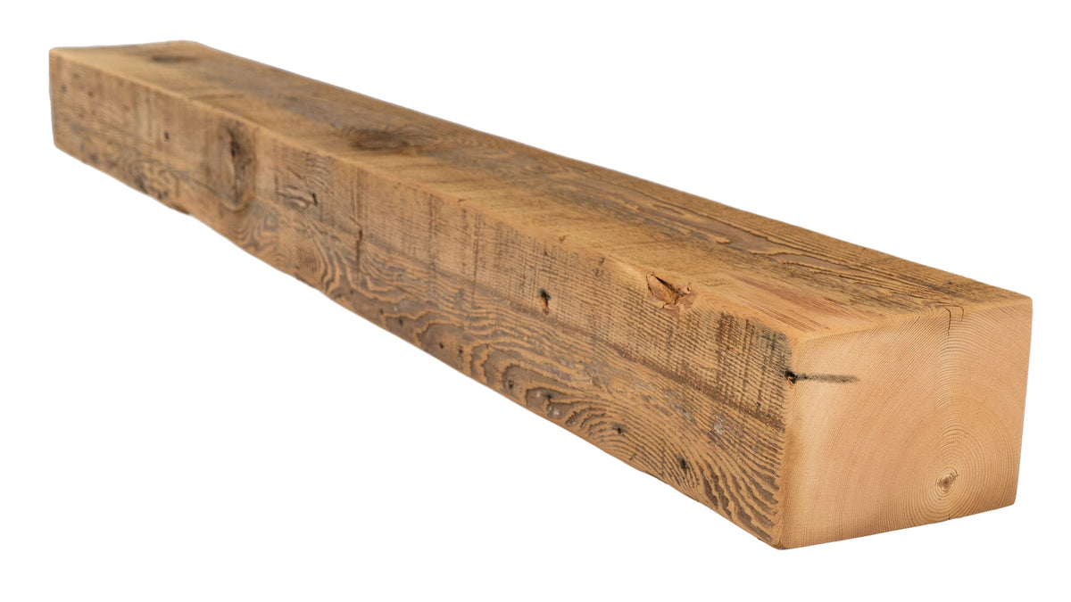 Reclaimed Wood Fireplace Mantel - Dakota Timber Co - Fireplace Mantels