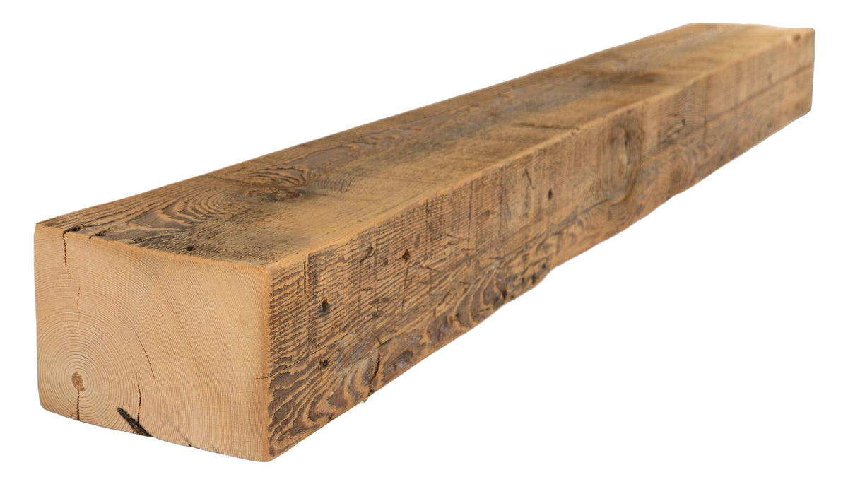 Reclaimed Wood Fireplace Mantel - Dakota Timber Co - Fireplace Mantels