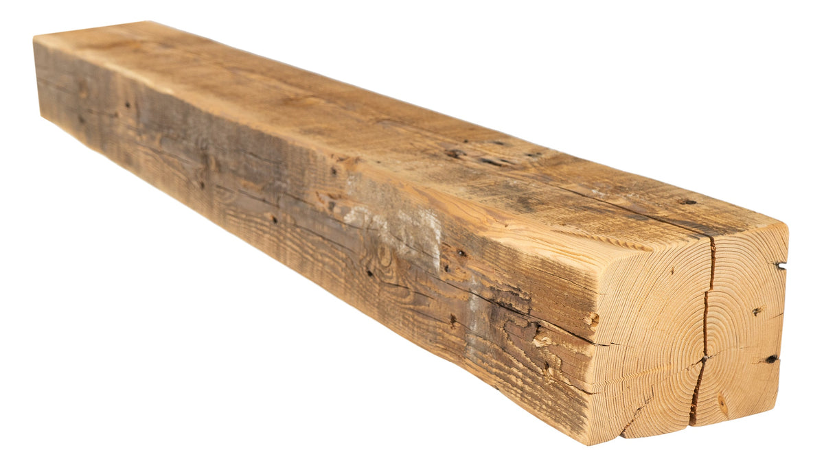 Reclaimed Wood Fireplace Mantel - Dakota Timber Co - Fireplace Mantels