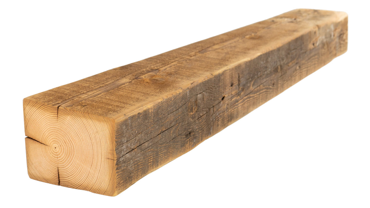 Reclaimed Wood Fireplace Mantel - Dakota Timber Co - Fireplace Mantels