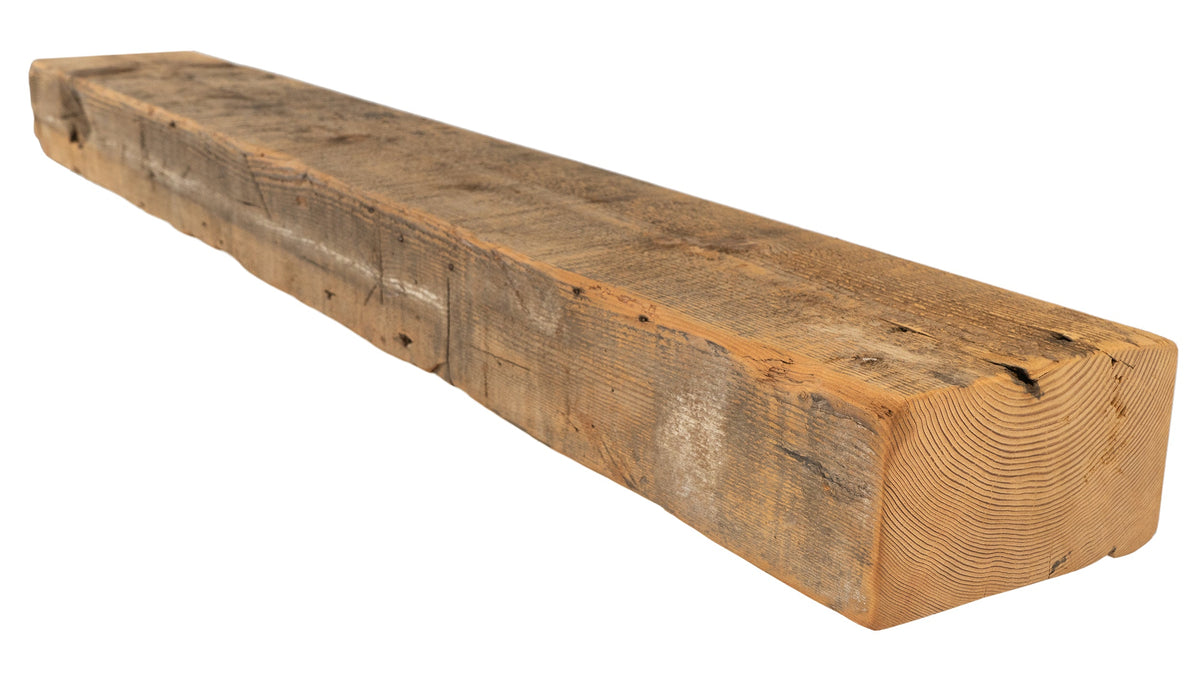 Reclaimed Wood Fireplace Mantel - Dakota Timber Co - Fireplace Mantels