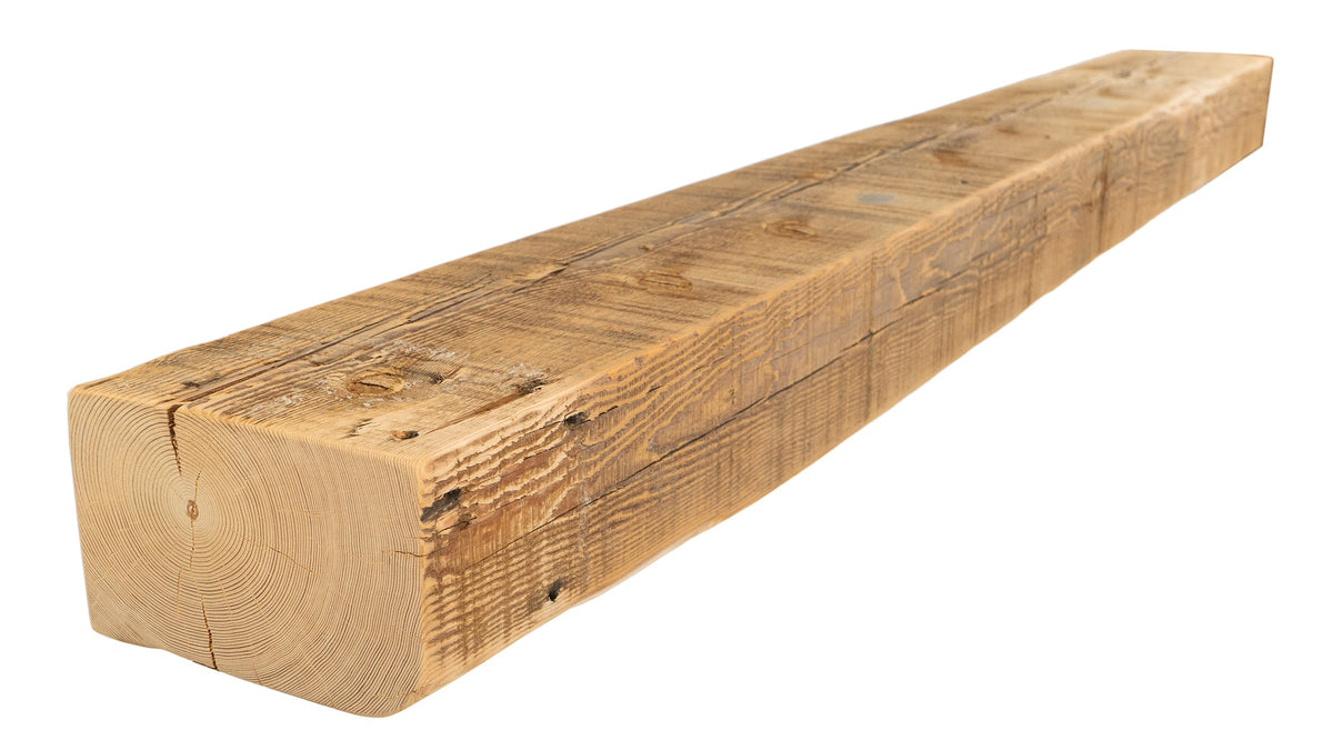 Reclaimed Wood Fireplace Mantel - Dakota Timber Co - Fireplace Mantels