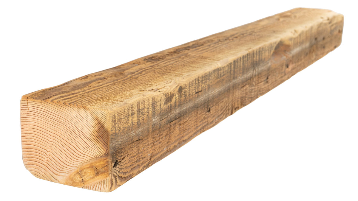 Reclaimed Wood Fireplace Mantel - Dakota Timber Co - Fireplace Mantels