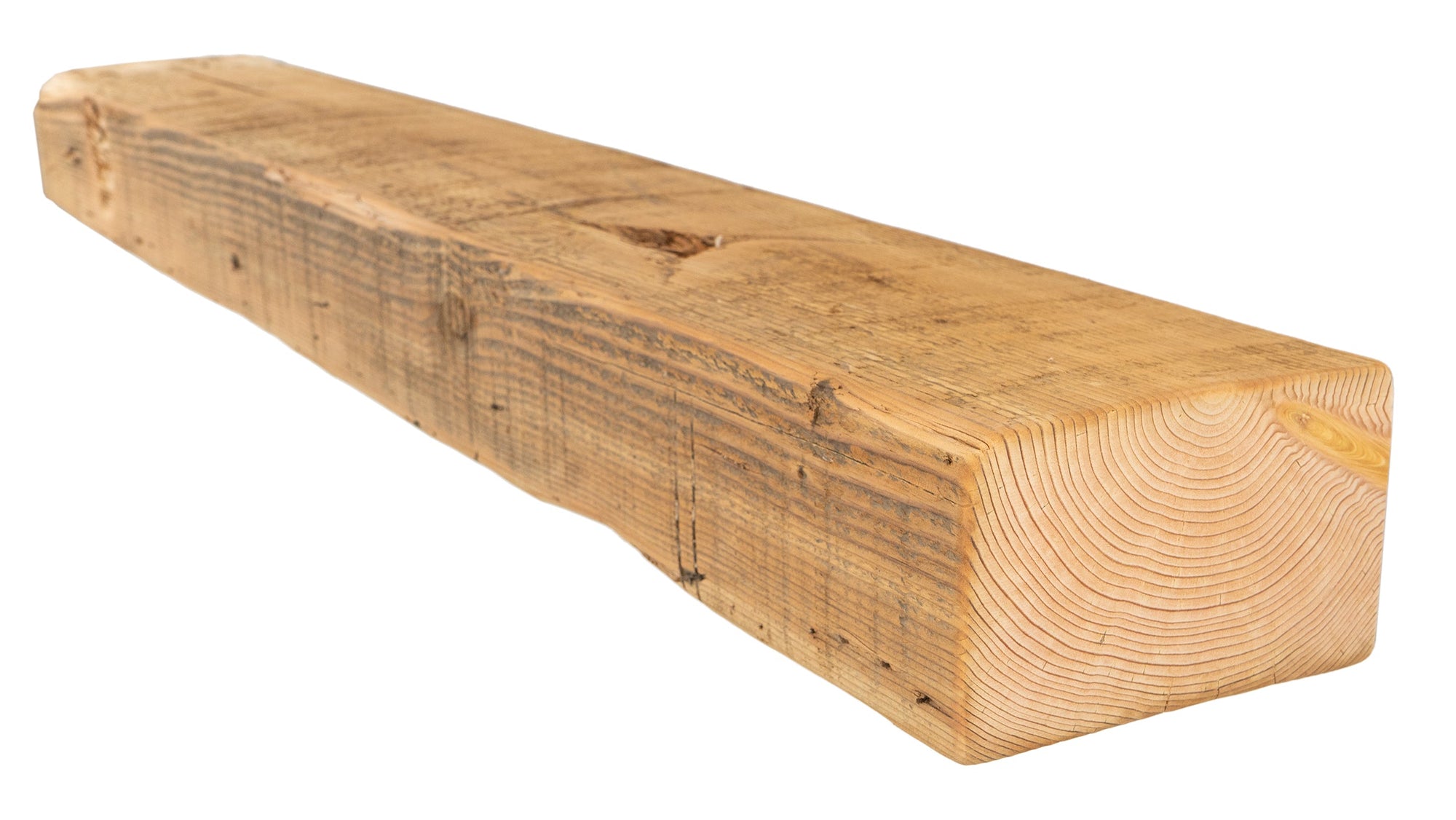 Reclaimed Wood Fireplace Mantel - Dakota Timber Co - Fireplace Mantels