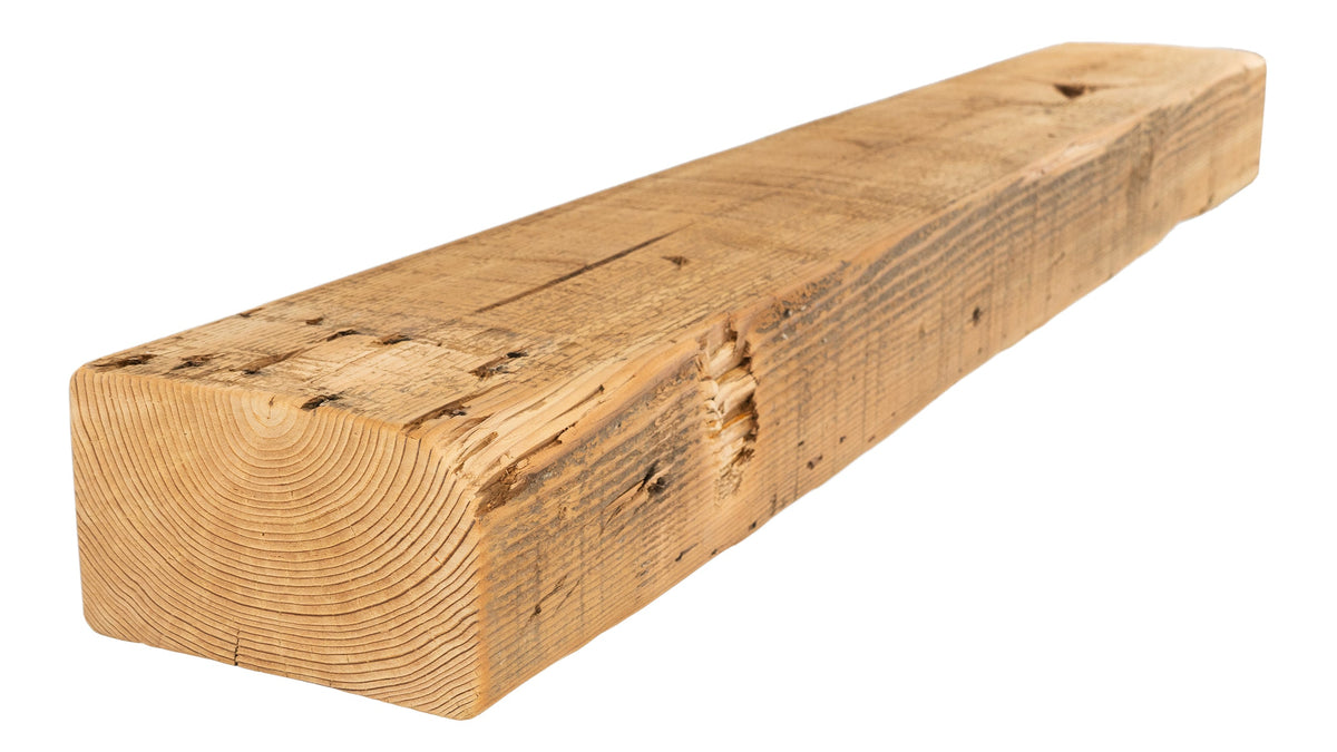 Reclaimed Wood Fireplace Mantel - Dakota Timber Co - Fireplace Mantels