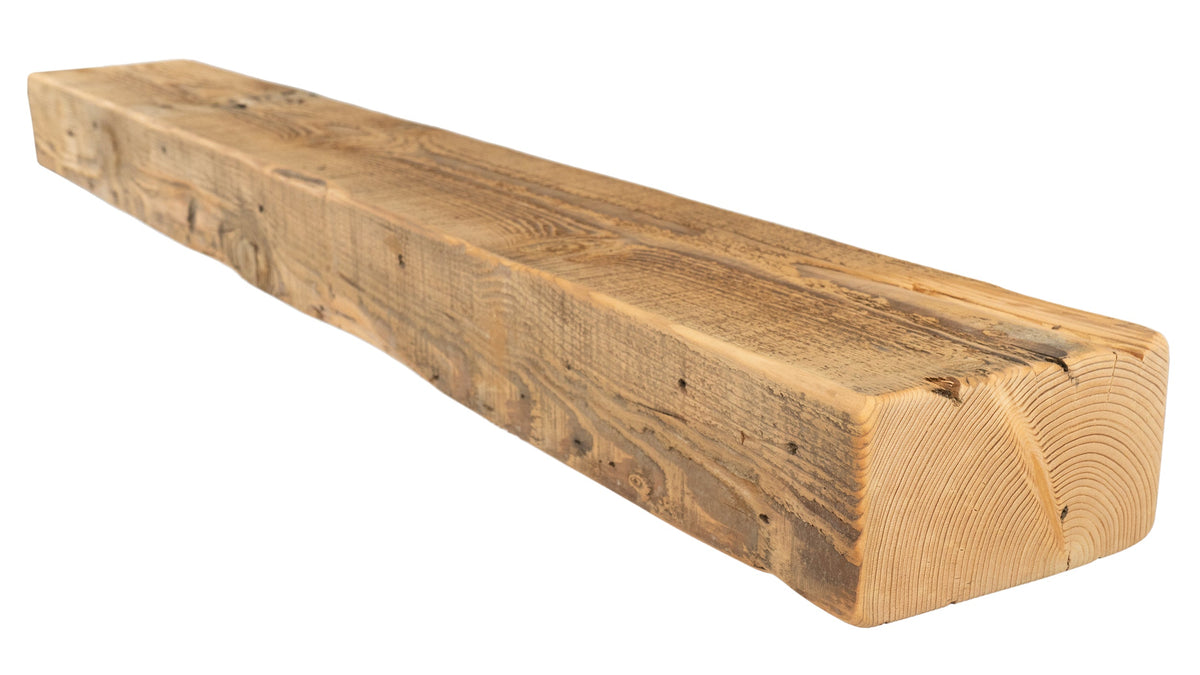 Reclaimed Wood Fireplace Mantel - Dakota Timber Co - Fireplace Mantels