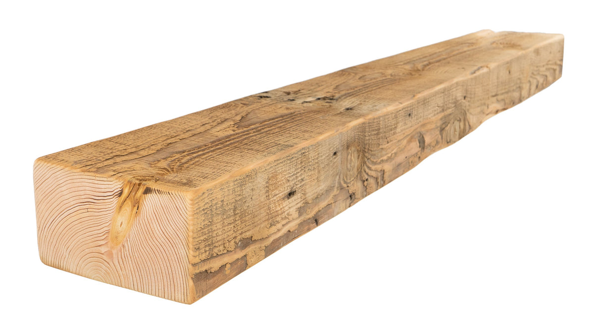 Reclaimed Wood Fireplace Mantel - Dakota Timber Co - Fireplace Mantels