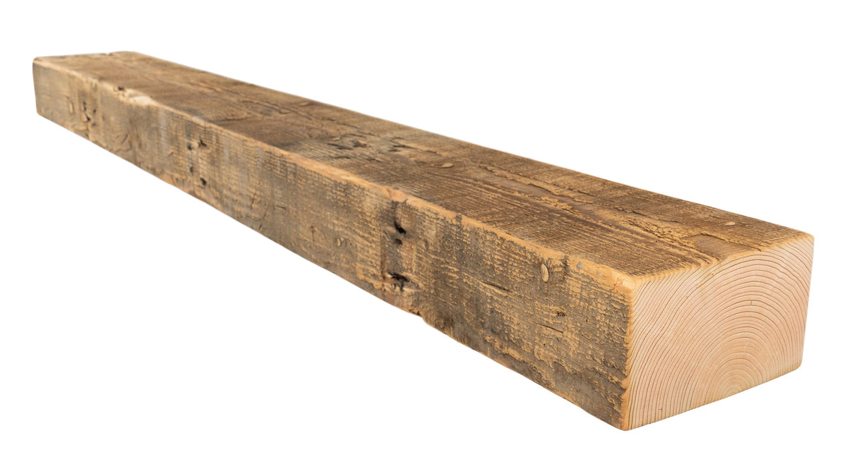 Reclaimed Wood Fireplace Mantel - Dakota Timber Co - Fireplace Mantels