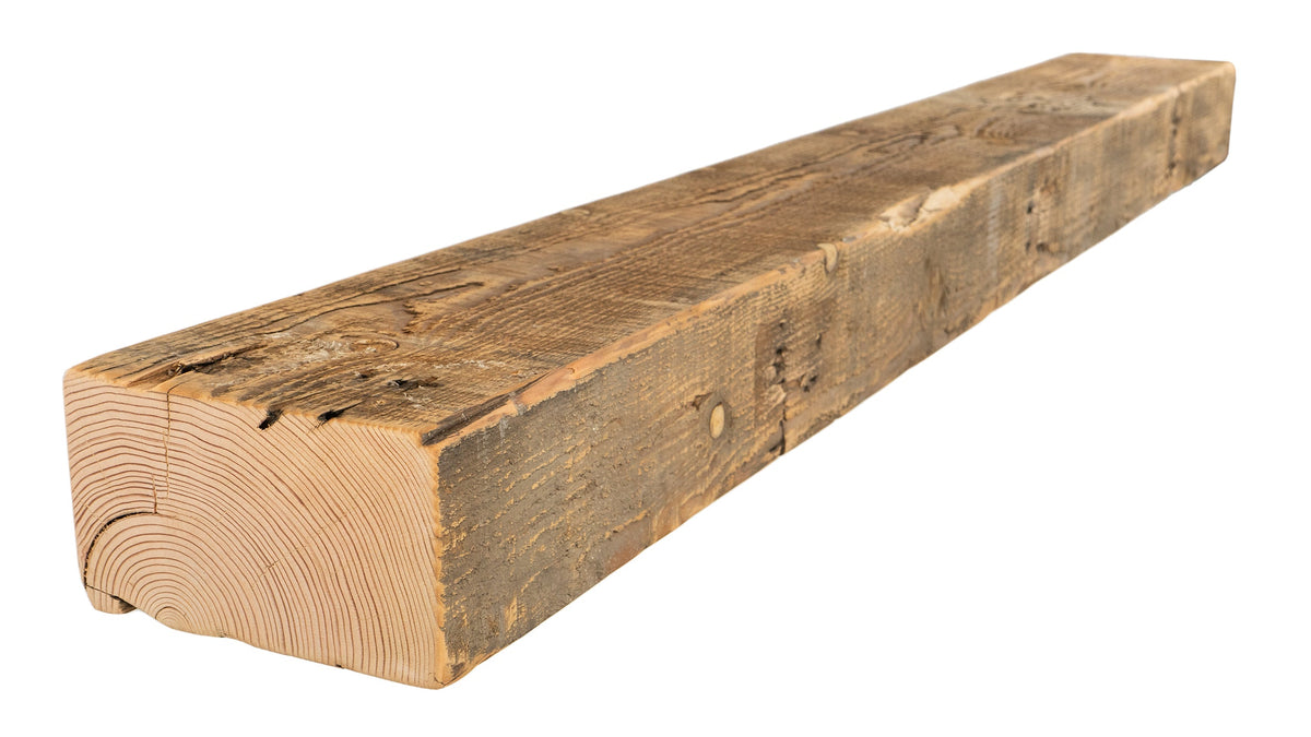 Reclaimed Wood Fireplace Mantel - Dakota Timber Co - Fireplace Mantels