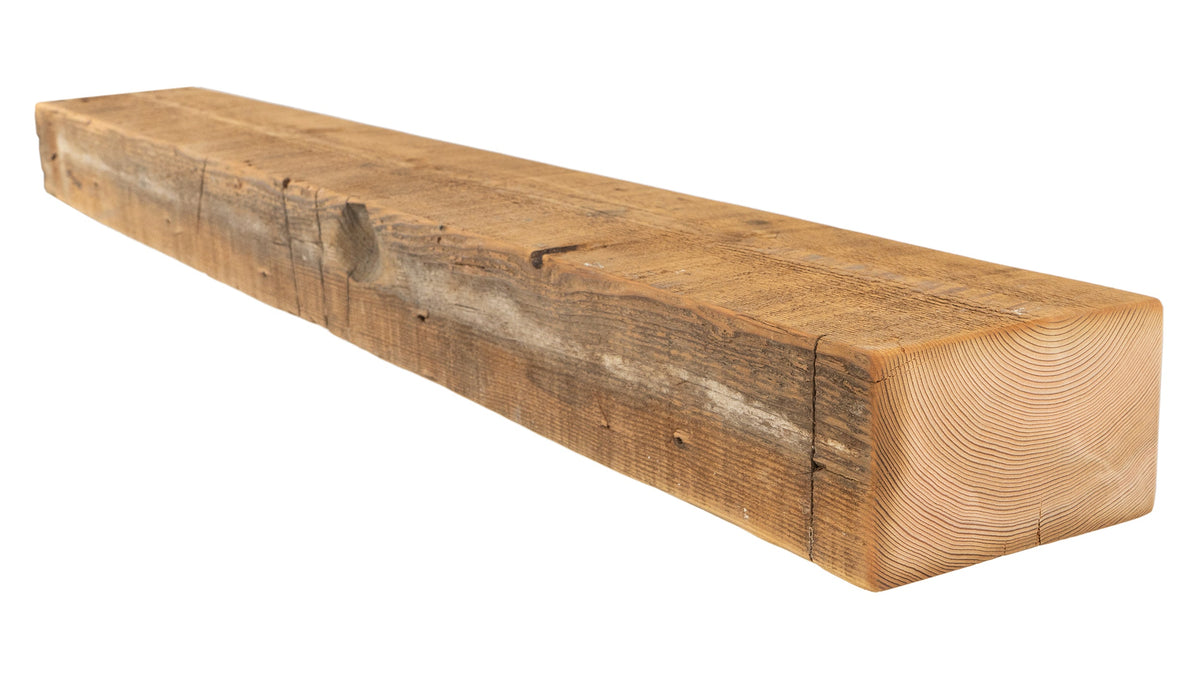 Reclaimed Wood Fireplace Mantel - Dakota Timber Co - Fireplace Mantels