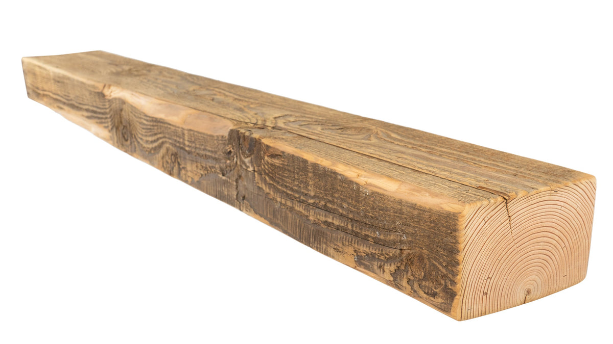 Reclaimed Wood Fireplace Mantel - Dakota Timber Co - Fireplace Mantels