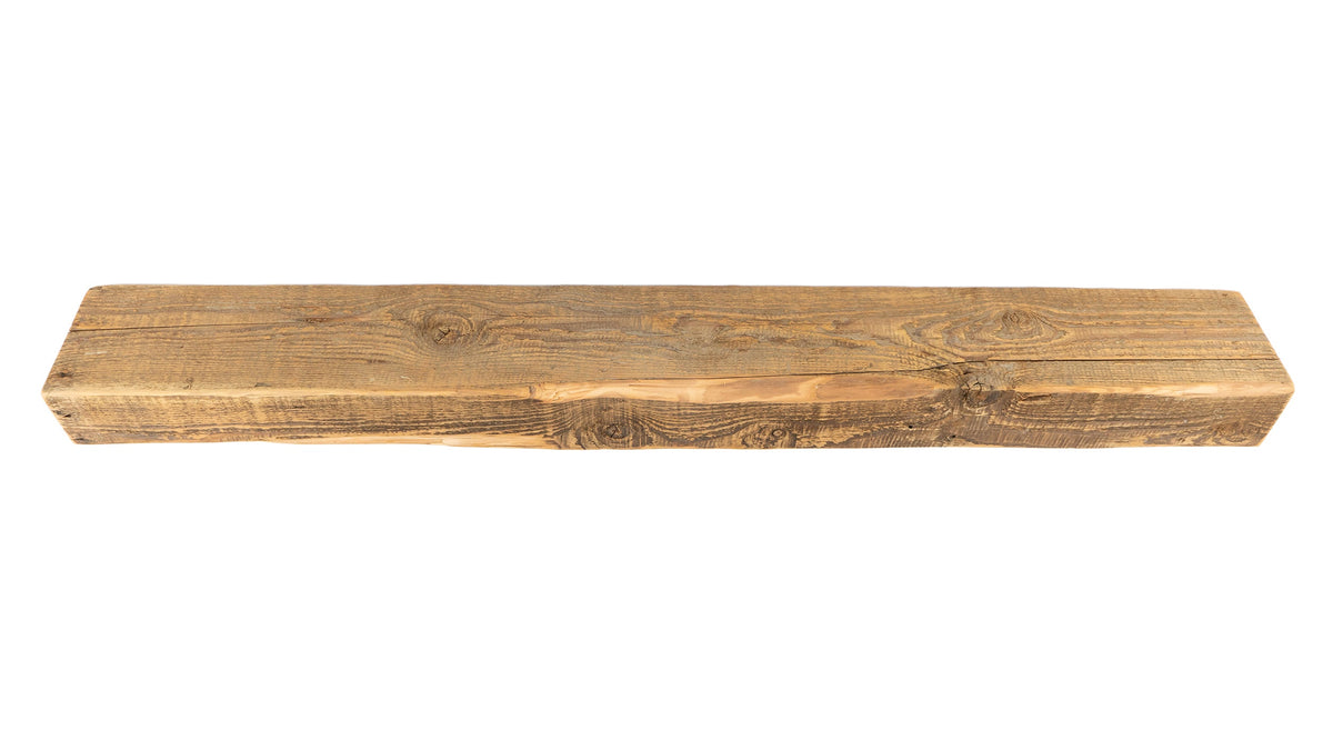 Reclaimed Wood Fireplace Mantel - Dakota Timber Co - Fireplace Mantels