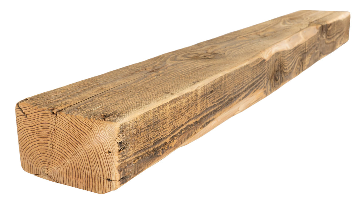 Reclaimed Wood Fireplace Mantel - Dakota Timber Co - Fireplace Mantels