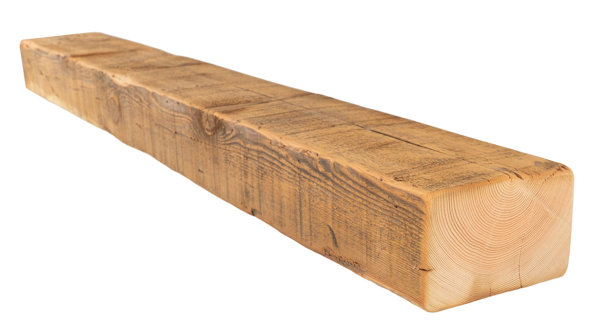 Reclaimed Wood Fireplace Mantel - Dakota Timber Co - Fireplace Mantels
