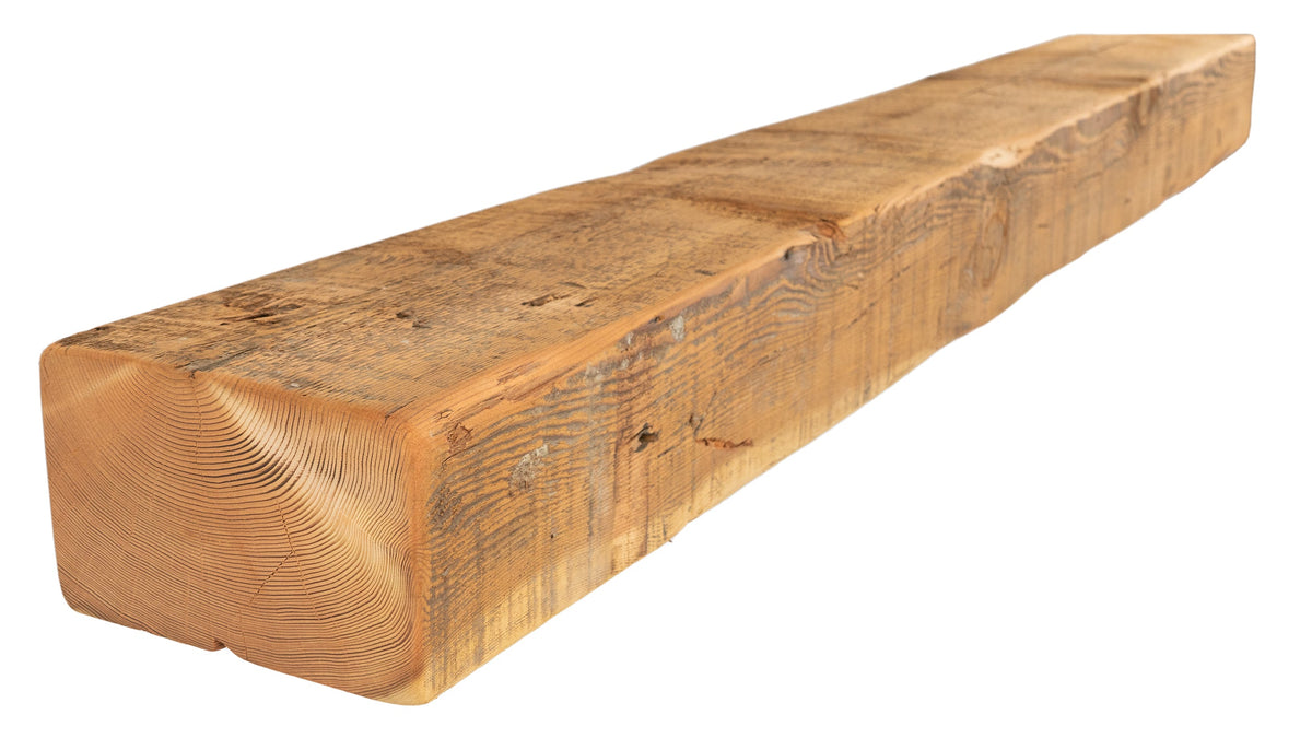 Reclaimed Wood Fireplace Mantel - Dakota Timber Co - Fireplace Mantels