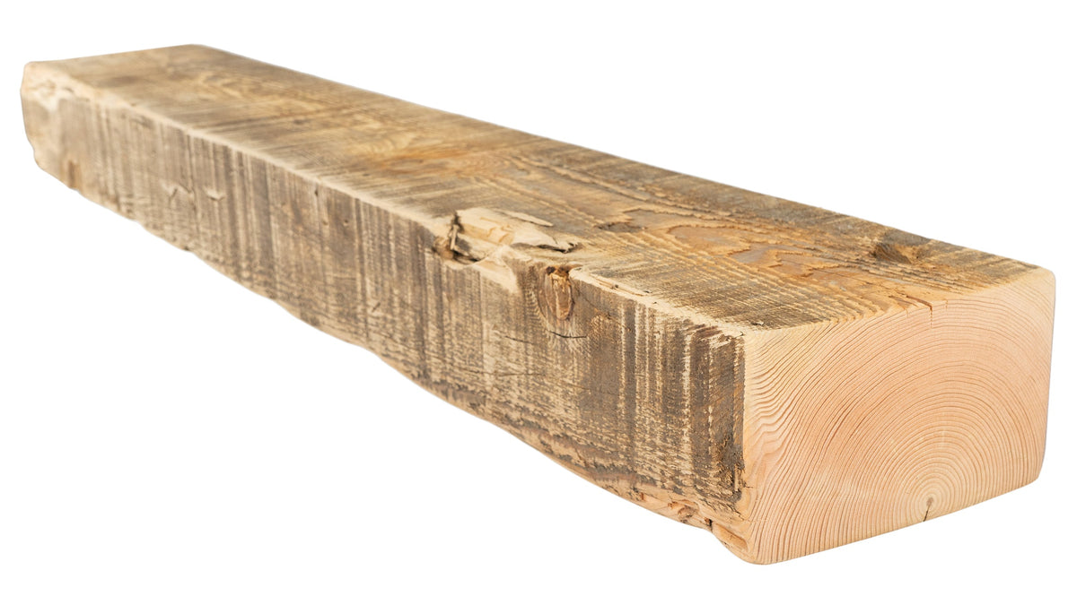 Reclaimed Wood Fireplace Mantel - Dakota Timber Co - Fireplace Mantels