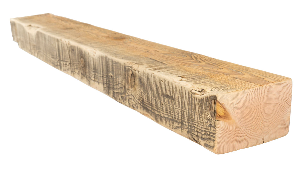 Reclaimed Wood Fireplace Mantel - Dakota Timber Co - Fireplace Mantels