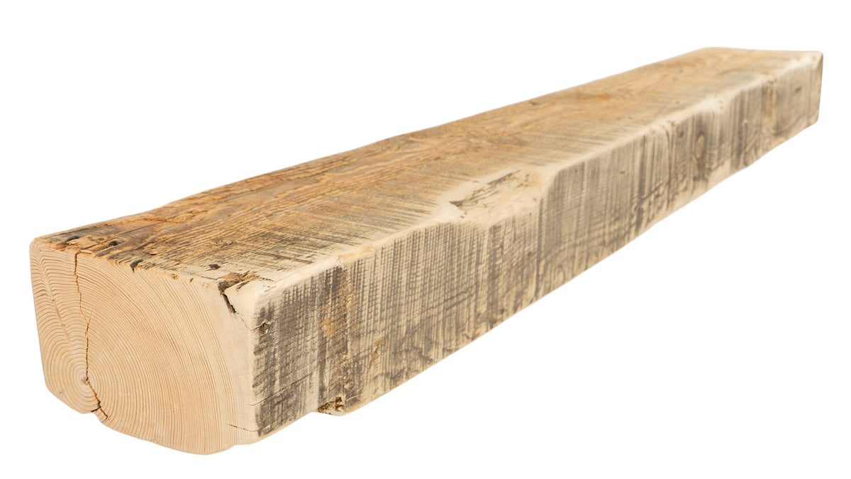 Reclaimed Wood Fireplace Mantel - Dakota Timber Co - Fireplace Mantels
