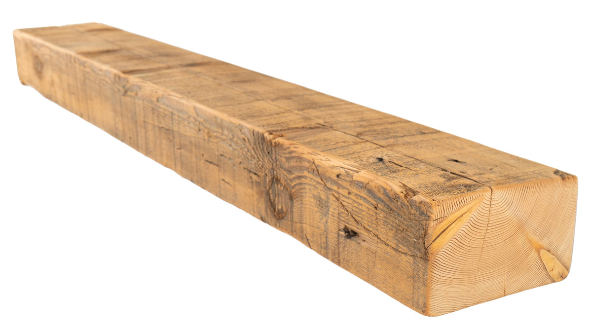 Reclaimed Wood Fireplace Mantel - Dakota Timber Co - Fireplace Mantels
