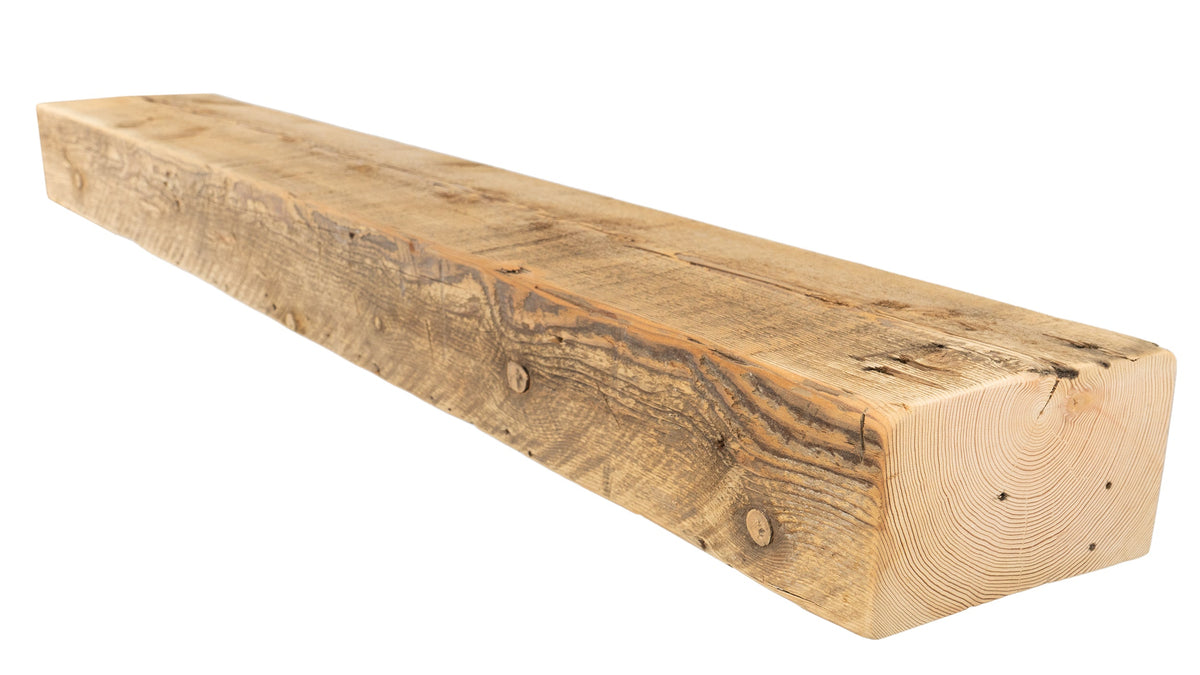 Reclaimed Wood Fireplace Mantel - Dakota Timber Co - Fireplace Mantels