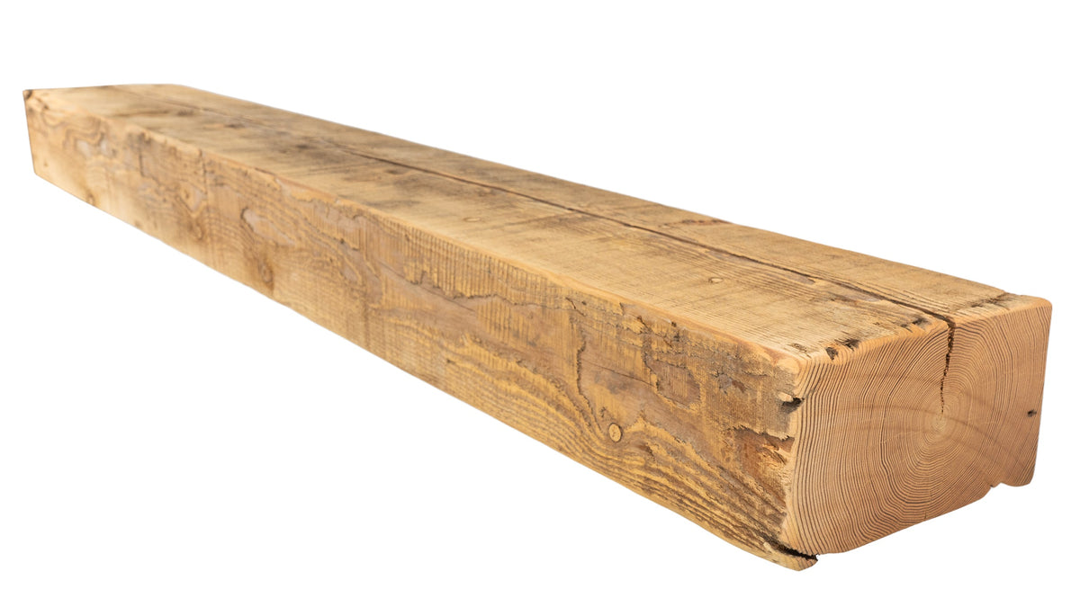 Reclaimed Wood Fireplace Mantel - Dakota Timber Co - Fireplace Mantels