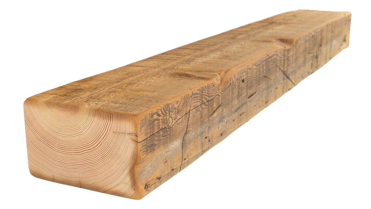 Reclaimed Wood Fireplace Mantel - Dakota Timber Co - Fireplace Mantels