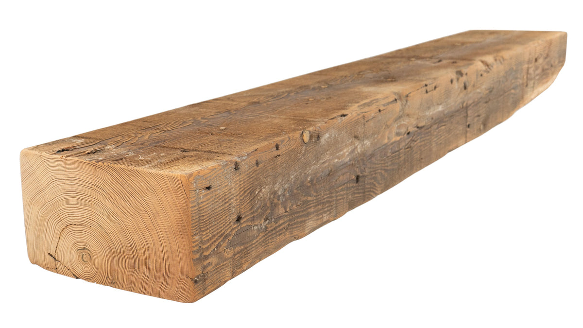 Reclaimed Wood Fireplace Mantel - Dakota Timber Co - Fireplace Mantels