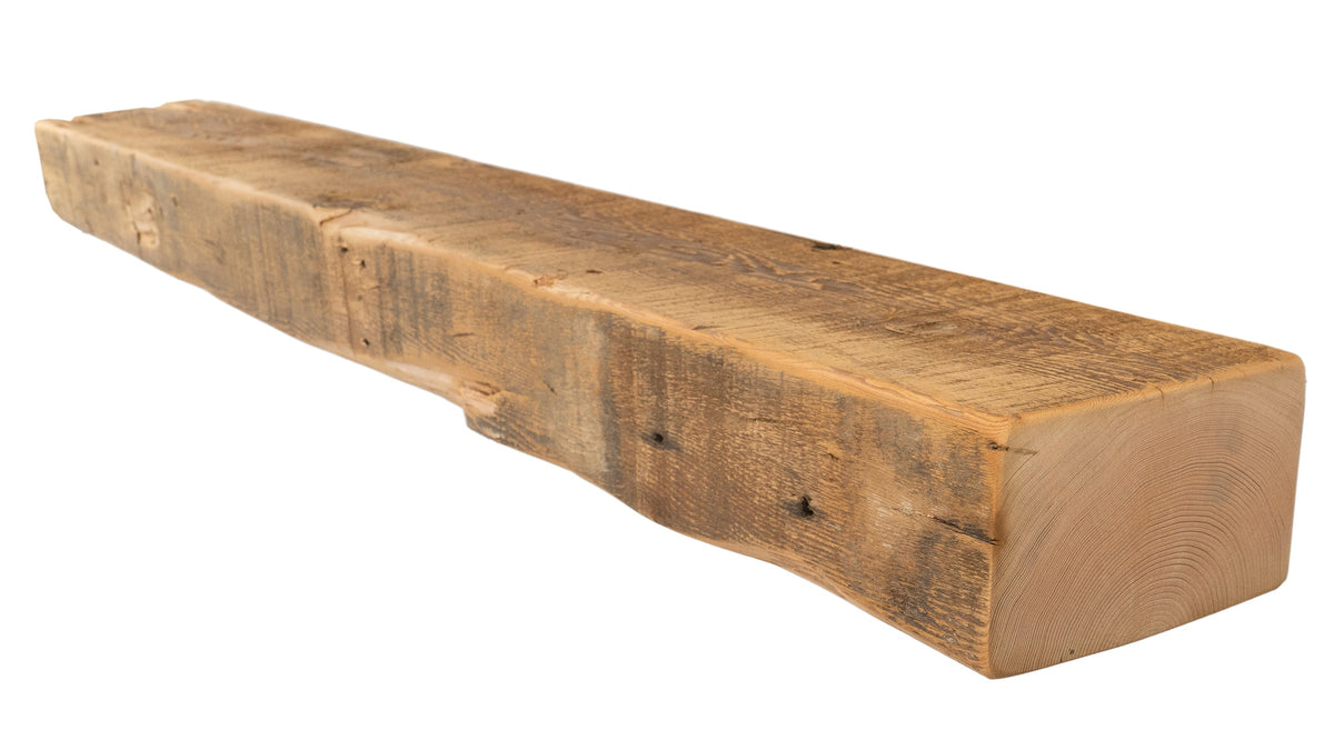 Reclaimed Wood Fireplace Mantel - Dakota Timber Co - Fireplace Mantels