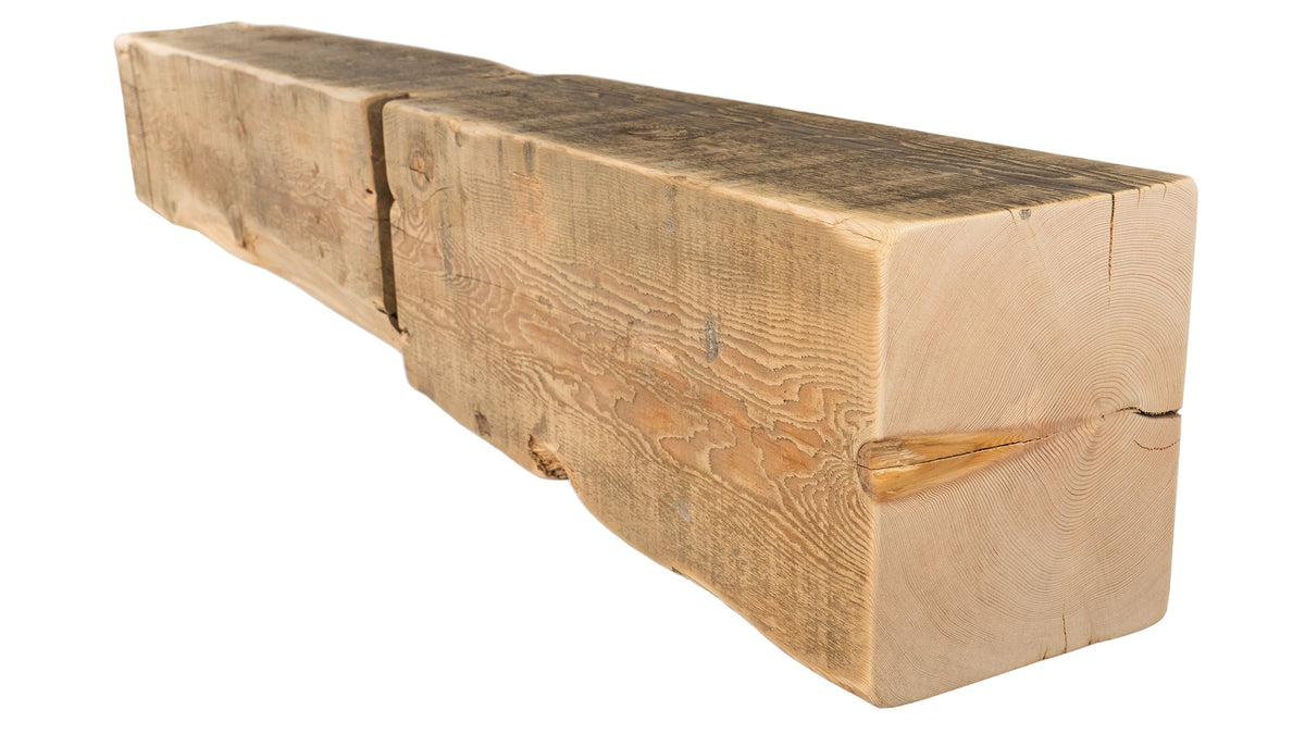 Reclaimed Wood Fireplace Mantel - Dakota Timber Co - Fireplace Mantels